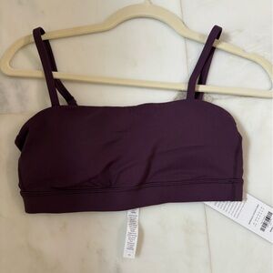 CRZ YOGA Deep Purple Bandeau Sports Bra
